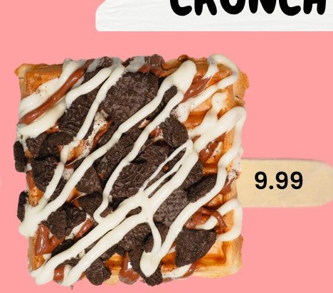 Oreo Crunch Waffle EL&e Desserts